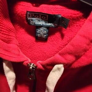 Polo by Ralph Lauren Vibrant Red Zip-Up